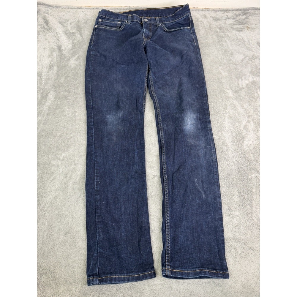 Levi's 511 Slim Straight Jeans Men's Size 34x34 Blue Dark Wash